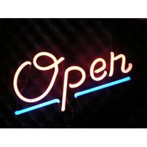  Open Neon Business Sign & Light New