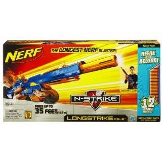 Nerf N Strike Longstrike CS 6 Dart Blaster   Refill and Reload by Nerf