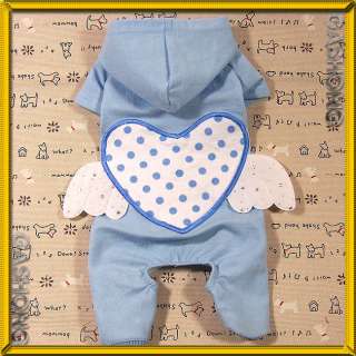 Dog Clothes G162,Angel Wings Costume All in One Hoodie  