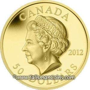 Canada 2012 Queen Elizabeth II Diamond Jubilee $50 High Relief Pure 