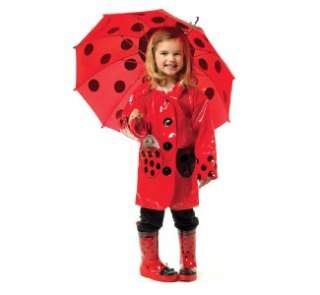 Kidorable Lady Bug Rain Umbrella for Girls New  