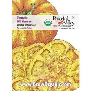  Organic Tomato Seed Pack, Old German: Patio, Lawn & Garden
