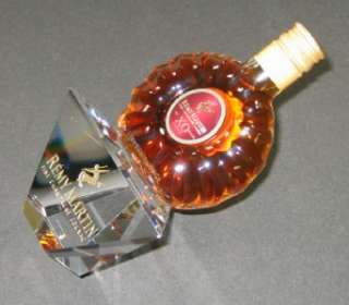 Rare Remy Martin XO Cognac Collectable Mini Crystal Gold France 50 ml 