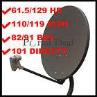   Turbo HD MAST Pole Roof Satellite Mount DirecTV antenna HDTV  