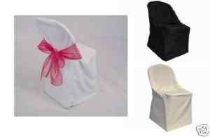 200 Folding Chair Covers Polyester Free Ship   3 Colors  
