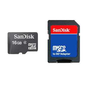 Brand New SanDisk 16GB Micro SD Memory Card Trans FLash SDHC Class 4 