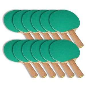   of 12   3 Ply Wood Table Tennis (Ping Pong) Paddles
