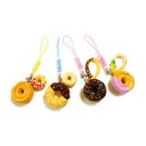 double donuts 4 straps for key, mobile phone and bags/adorable fake 