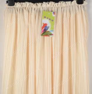 Women Chiffon Sexy Elegant Asymmetric Long Maxi Skirt Elastic Waist 