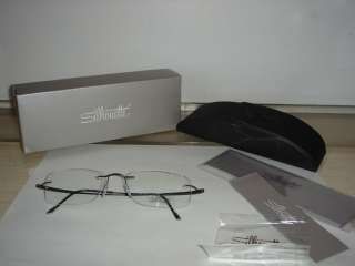 NEW Silhouette Eyeglasses Rimless Titanium Frame 7715 Titan Dynamics 