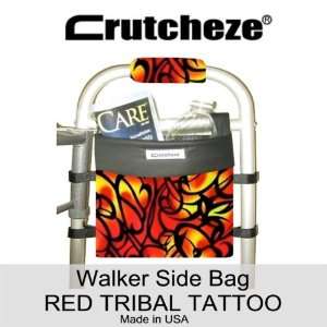  Crutcheze Red Tribal Tattoo Walker Bag Health & Personal 