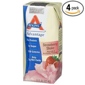  Atkins Ready To Drink Shake, Strawberry, 11 Ounce Aseptic 