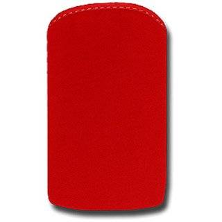 Amzer Perfect Fashion Pouch Slide In Soft Case   Lipstick Red by Amzer