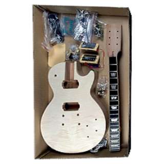 Solo Pro DIY LPK 2 Les Paul Style Carved Top Electric Guitar Kit   NEW 
