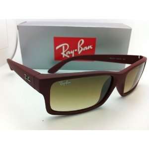  Ray Ban RB4151 816/51 Red Beet Rubberized Frame/Brown Gradient Lens 