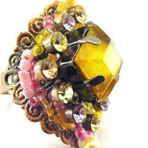 Ring of french touch Les Romantiques amber. Jewelry