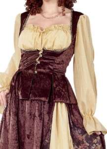 Renaissance medieval Lady Dress Theatrical Costume S M  