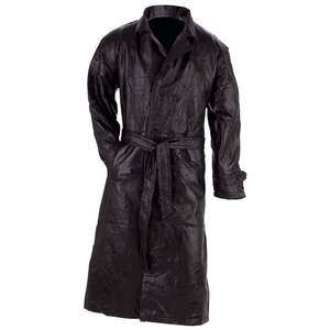 Genuine Leather Trench Coat Mens Dress Coat Long Jacket New Over Coat 