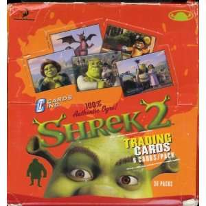 Shrek 2 Trading Card Box   36 Packs Per Box Toys & Games