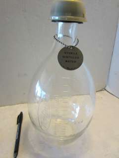  Glass Apothecary Bottle Laboratory Medical & Scientific Beaker Vintage