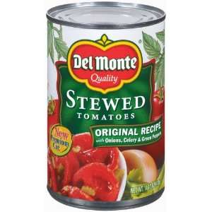 Del Monte Stewed Tomatoes   Original: Grocery & Gourmet Food