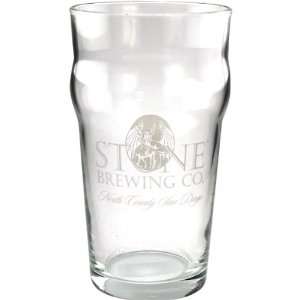 Stone Brewing Company Imperial Pint Glass:  Kitchen 