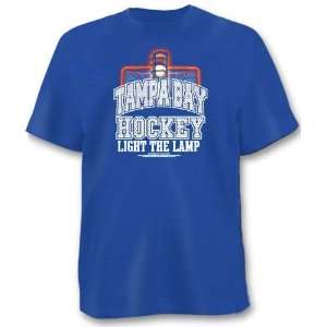  Encore Select A T1TB Tampa Bay Light The Lamp Blue T Shirt 