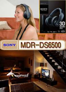 SONY Wireless 3D Surround Digital Headphones MDR DS6500  