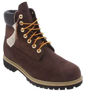   Chocolate Brown 71578 6 Premium Mens Leather Work Boots  