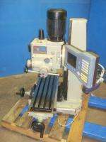 HP RONG FU Geared Head Mill Drill WITH 2 Axis DRO Power Down Feed 