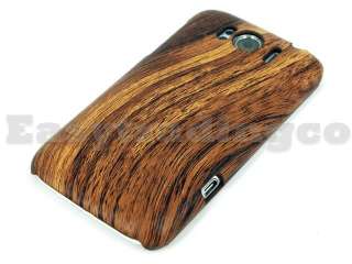 Hard Back Case Cover HTC Sensation XL X315E Wood Wooden Pattern  