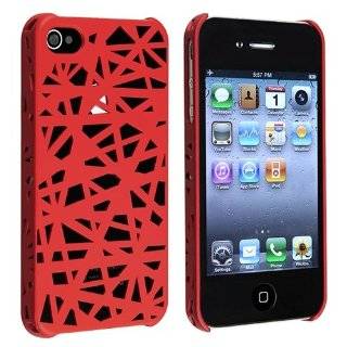 Apple® iPhone® 4/4S Clip on Case , Red Bird Nest Rear by eForCity