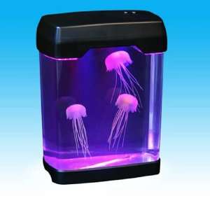    JellyFish Mood Lamp w/LED Lights Desktop Aquarium Toys & Games