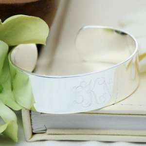   Gifts and Favors Personalized Wide Cuff Bracelet By Cathy Concepts