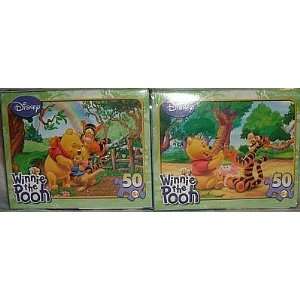  Winnie the Pooh 50pc Mini Puzzles ~ Set of 2 ~ Patty Cake 