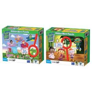  Super WHY Hidden Word Puzzle Assortment (6) Toys & Games